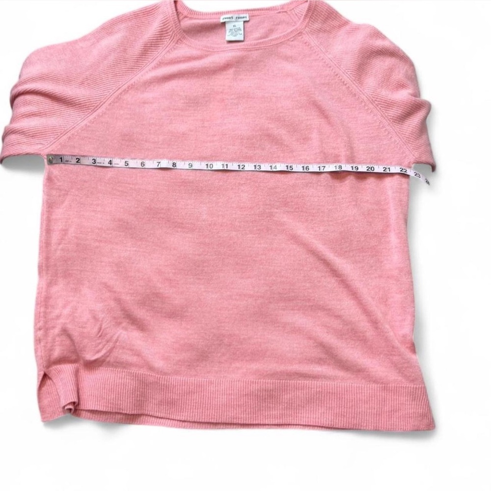 Pink Sweet Romeo Ribbed Raglan Sleeve Sweater‎ - Picture 7 of 8